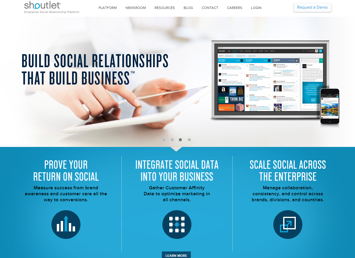 Shoutlet – Enterprise Social Relationship Platform