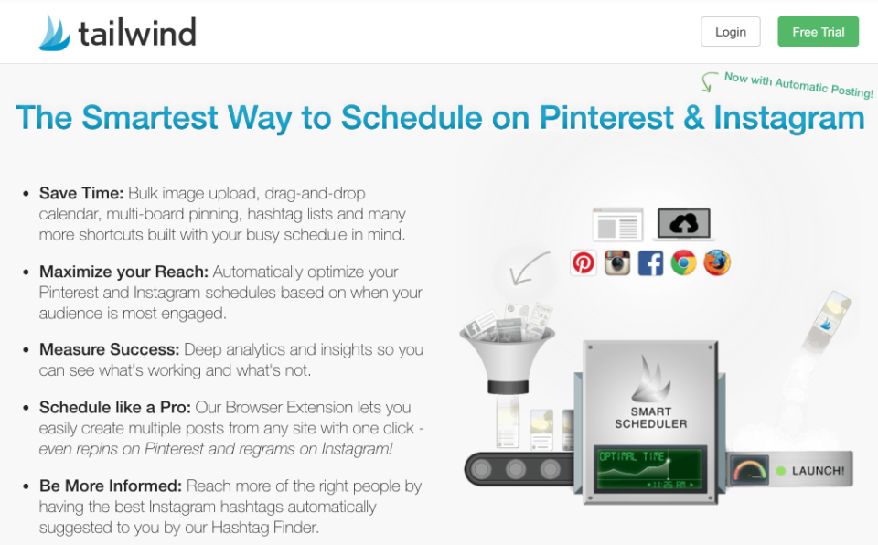 Automated Pinterest Scheduling via @tailwindapp