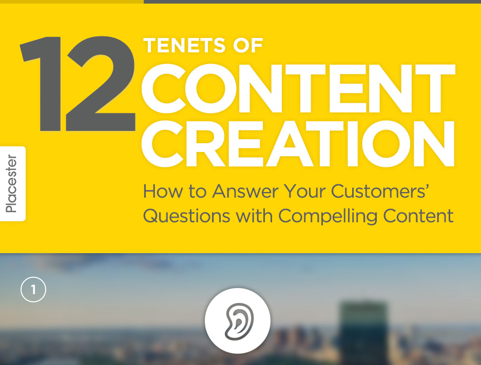 12 Tenets of Content Creation - How to Answer Your Customers' Questions with Compelling Content