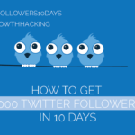 #Twitter Day 3 – Get 1,000 Twitter Followers in 10 Days [#1kfollowers10days #GrowthHacking]