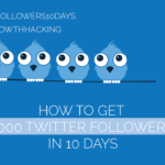 #Twitter Day 4 – Get 1,000 Twitter Followers in 10 Days [#1kfollowers10days #GrowthHacking]