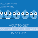 #Twitter Day 5 – Get 1,000 Twitter Followers in 10 Days [#1kfollowers10days #GrowthHacking]