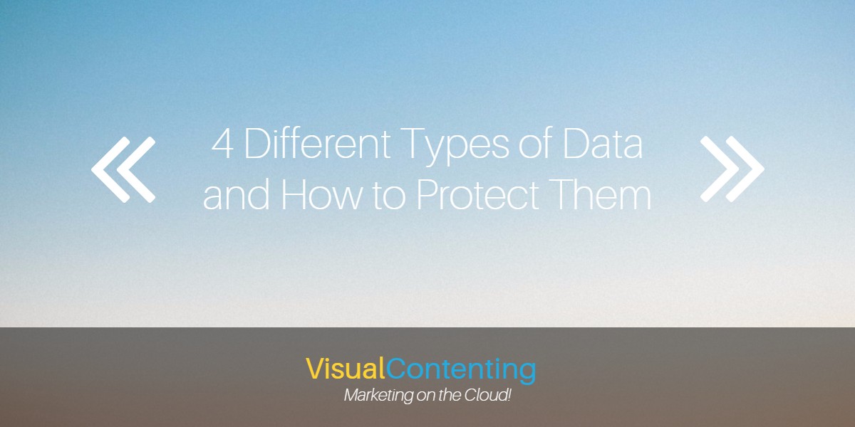 4 Different Types of Data and How to Protect Them