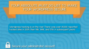Your Absolute Must Do List to Make Your WordPress Secure