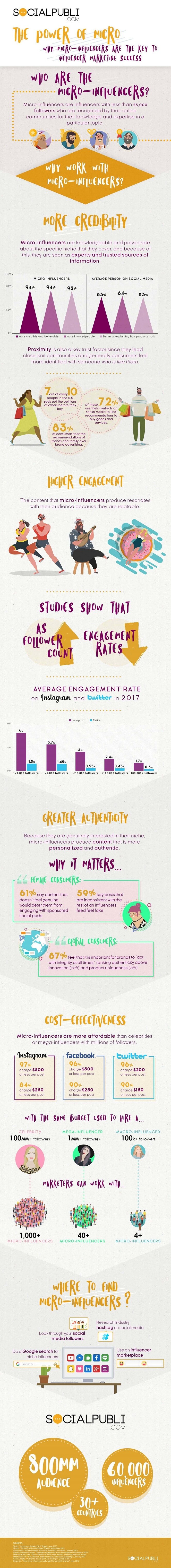 The Power of Micro-Influencer Infographic