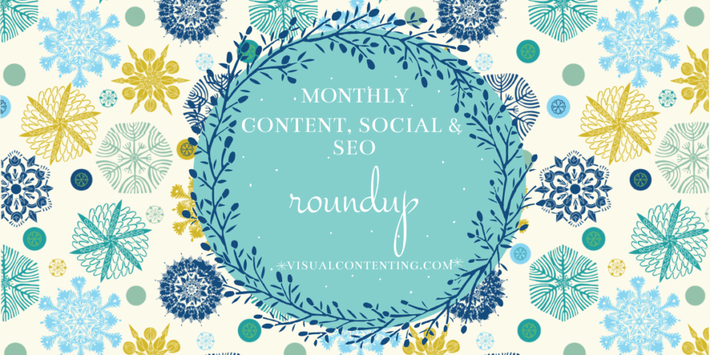 Monthly Content, Social and SEO Roundup (October 01 - 29 2018) - Visual ...