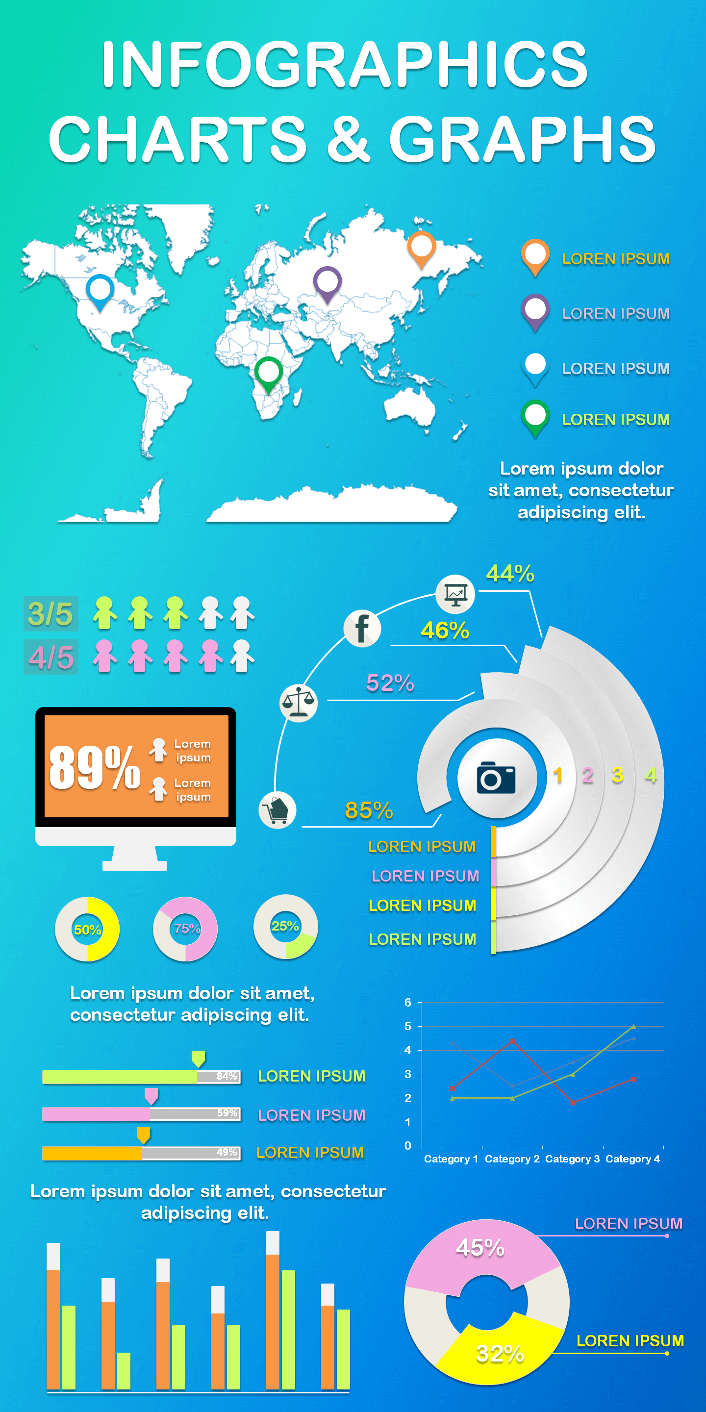 free infographic powerpoint templates