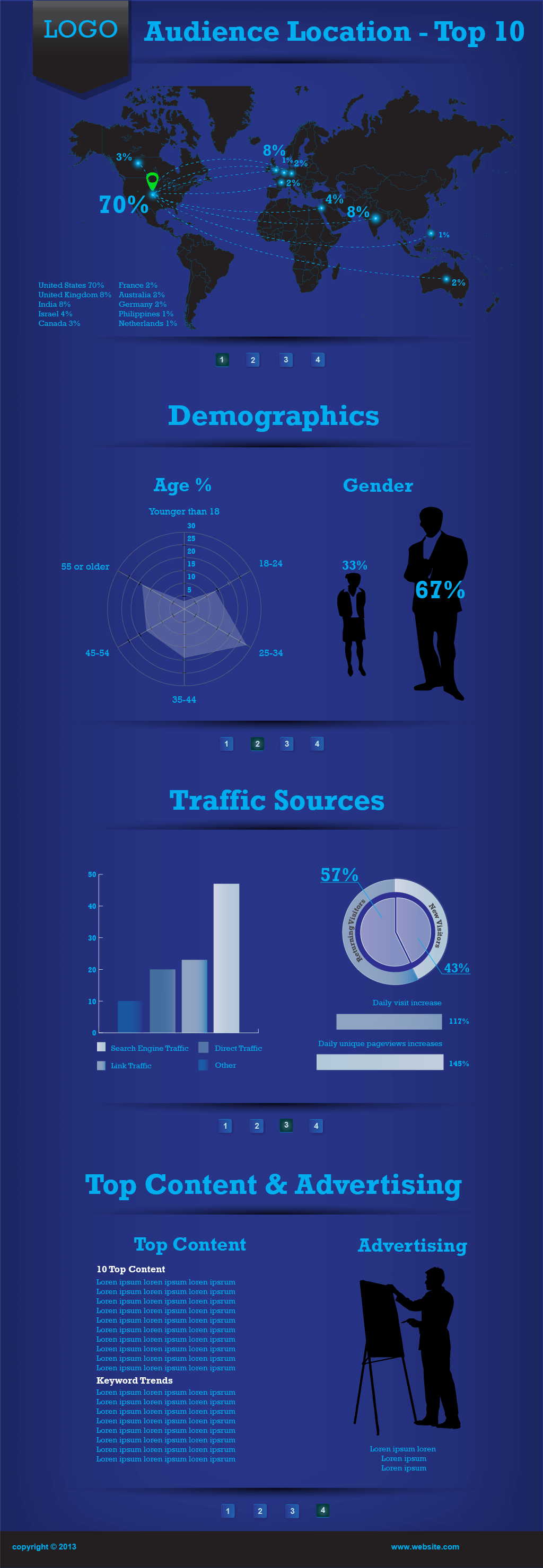 Vector Infographic Template 001