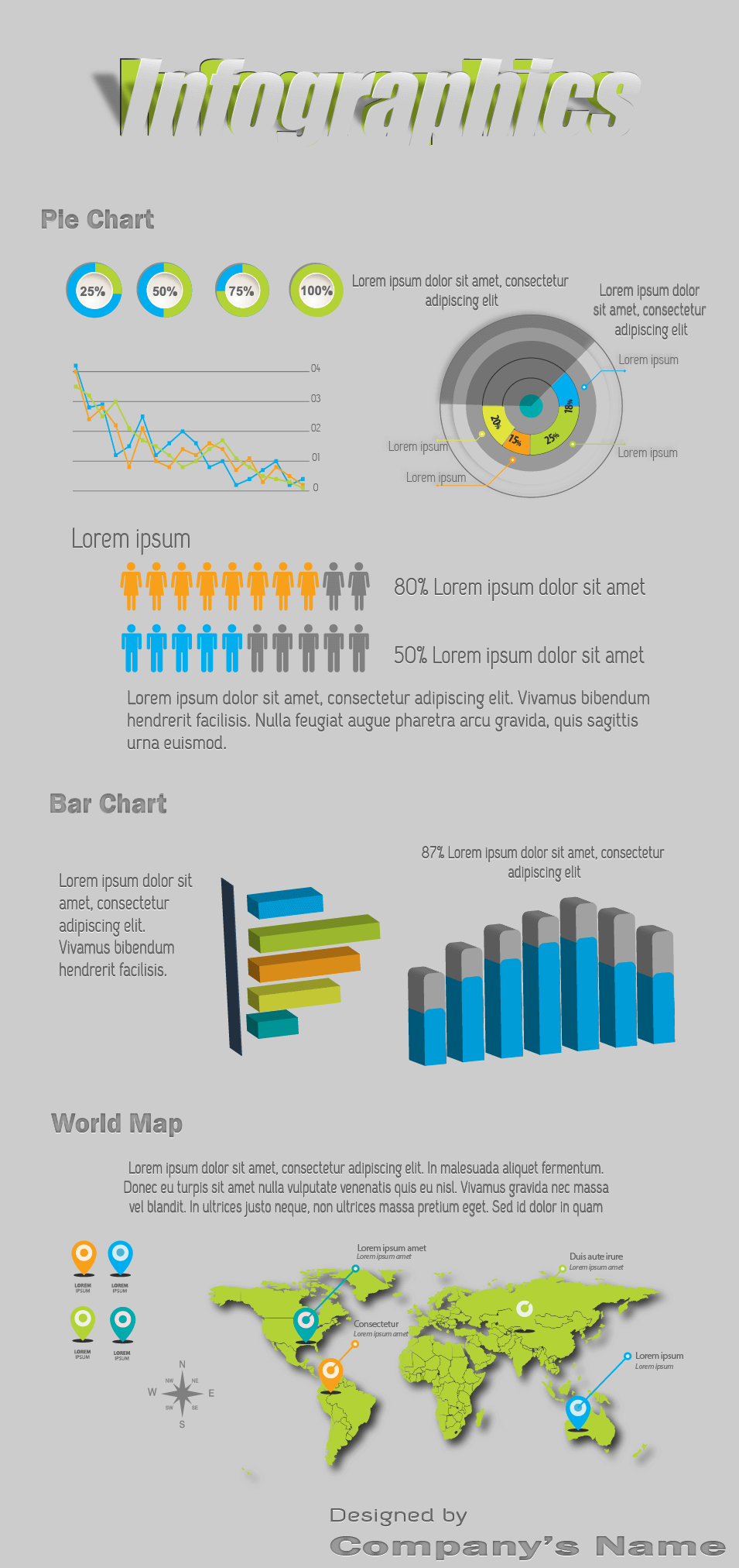 Vector Infographic Template 0092