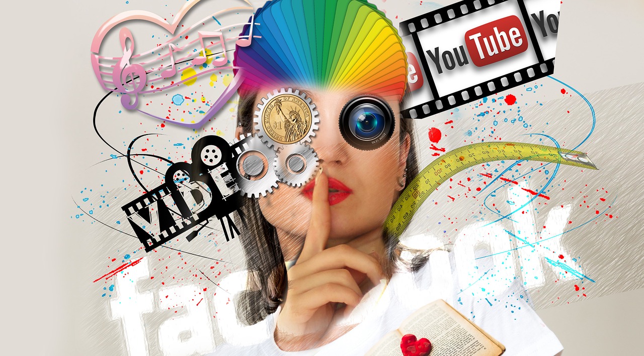 colorful image of a digital marketing ad