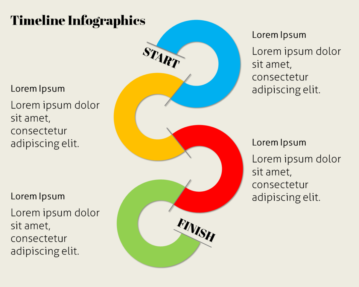 Timeline Infographic Templates in Powerpoint