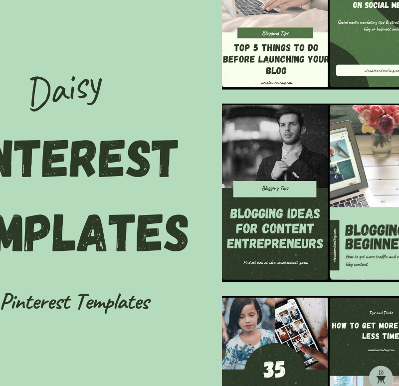 Daisy Pinterest Templates