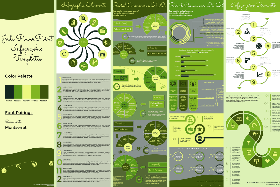 Jade PowerPoint Infographic Templates