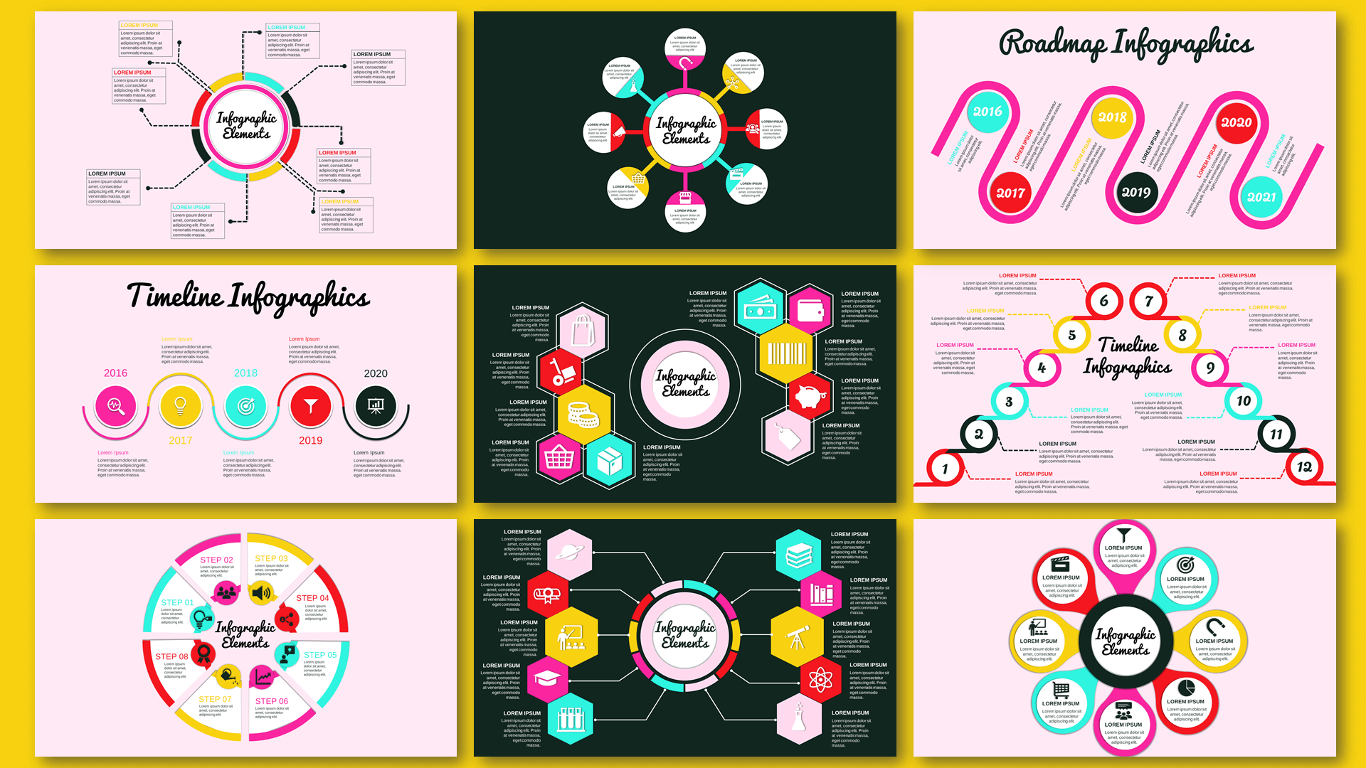 Keira PowerPoint Infographic Templates