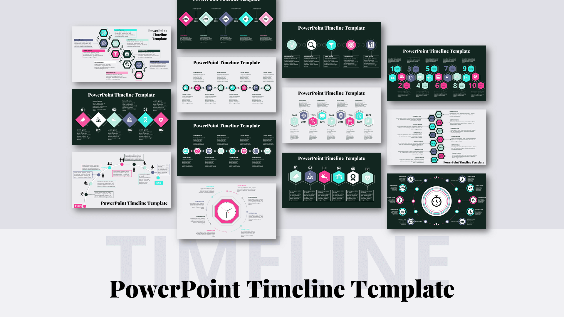PowerPoint Timeline Infographic Template